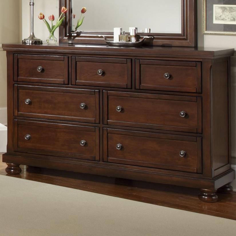 Vaughan Bassett Reflections Triple Dresser 7 Drawers Belfort